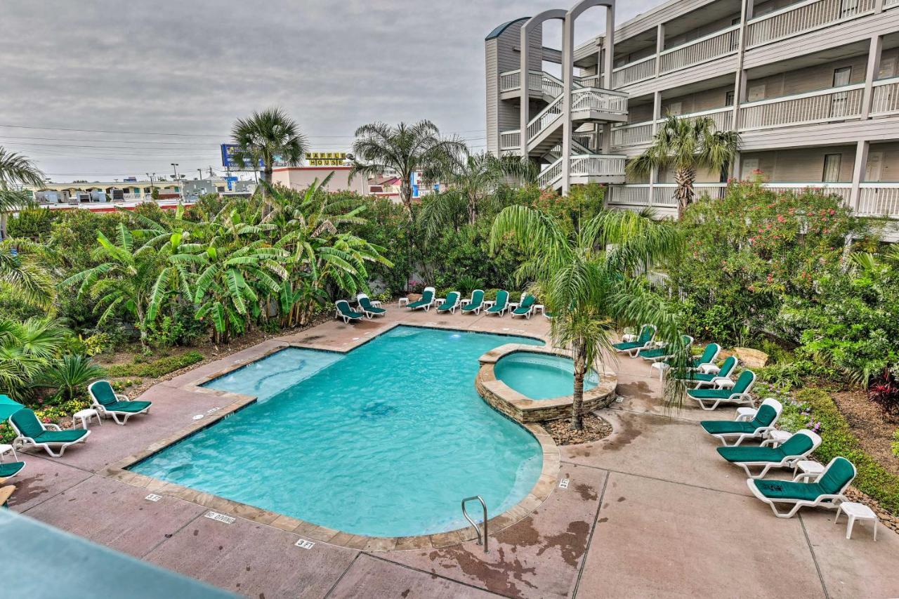 Galveston Condo With Oceanfront Views And 2 Pools Eksteriør bilde